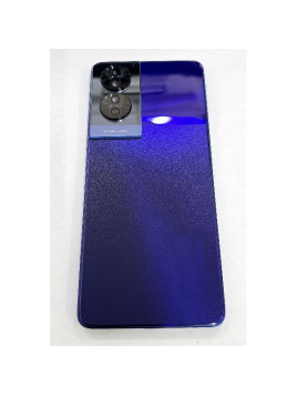 Tapa trasera o tapa bateria azul para TCL 50 SE con cubierta de camara
