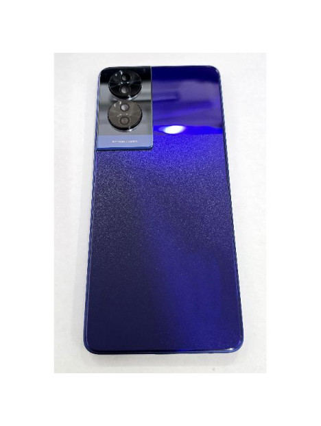 Tapa trasera o tapa bateria azul para TCL 50 SE con cubierta de camara