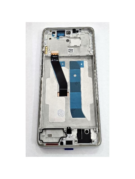 Pantalla para Xiaomi Redmi Note 15 4G mas tactil negro con marco plata compatible TFT