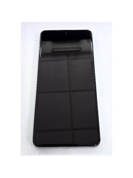 Pantalla para Xiaomi Redmi Note 15 4G mas tactil negro con marco plata compatible TFT