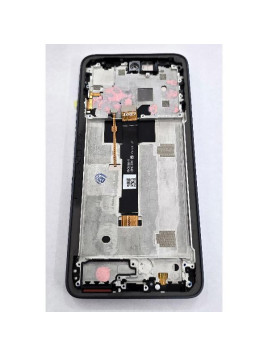 Pantalla para TCL NxtPaper 70 Pro 4G mas tactil negro con marco azul calidad premium
