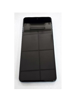 Pantalla para Xiaomi Redmi Note 15 4G mas tactil negro con marco azul compatible TFT