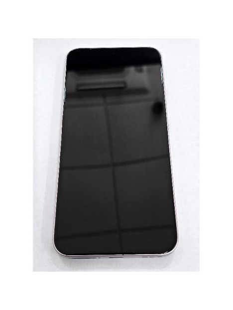 Pantalla para Oppo A6 Pro 5G mas tactil negro con marco rosa calidad premium