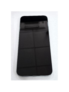 Pantalla para Oppo A6 Pro 5G mas tactil negro con marco azul calidad premium
