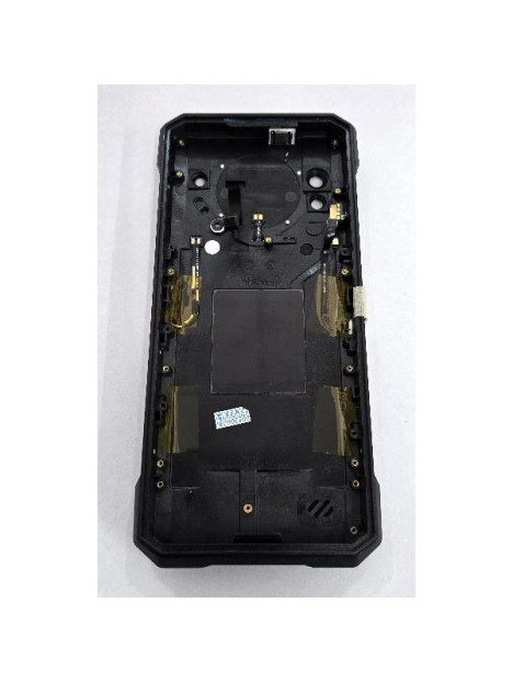 Tapa trasera o tapa bateria plata con pantalla secundaria para Doogee S200 5G