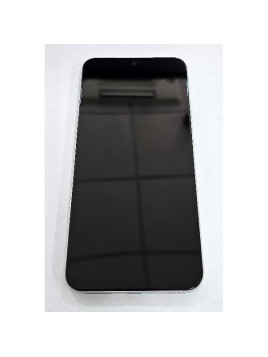Pantalla para Honor Magic 8 Lite 5G mas tactil negro con marco plata compatible TFT