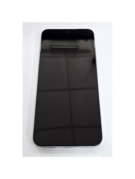 Pantalla para Honor Magic 8 Lite 5G mas tactil negro con marco plata compatible TFT