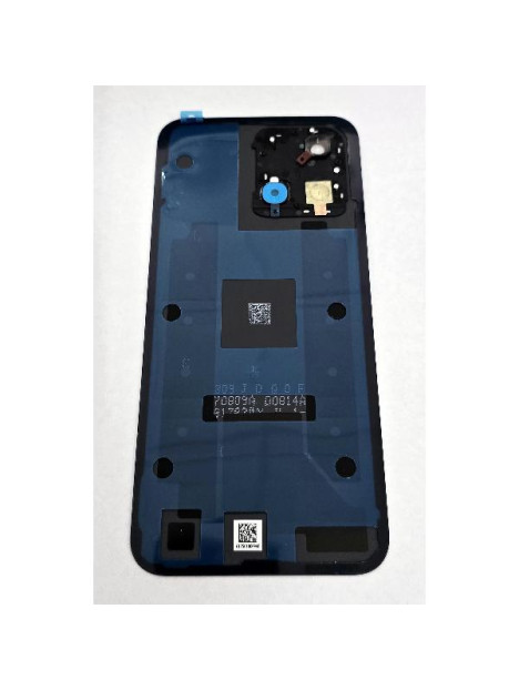 Tapa trasera o tapa bateria azul oscuro para Oppo A6 Pro 5G con cubierta de camara