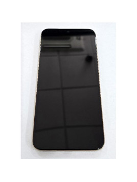 Pantalla para Honor Magic 8 Lite 5G mas tactil negro con marco dorado compatible TFT