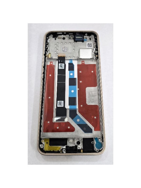 Pantalla para Honor Magic 8 Lite 5G mas tactil negro con marco marron compatible TFT