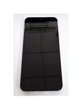 Pantalla para Honor Magic 8 Lite 5G mas tactil negro con marco marron compatible TFT