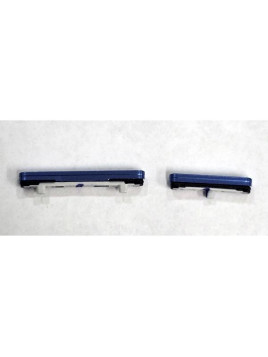 Set de 2 botones laterales azul oscuro para Samsung Galaxy S26 S942B calidad premium