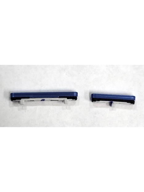 Set de 2 botones laterales azul oscuro para Samsung Galaxy S26 S942B calidad premium