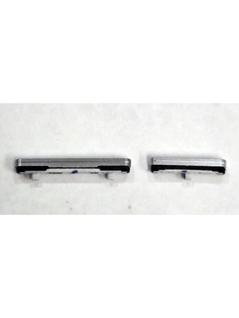 Set de 2 botones laterales blancos para Samsung Galaxy S26 S942B calidad premium