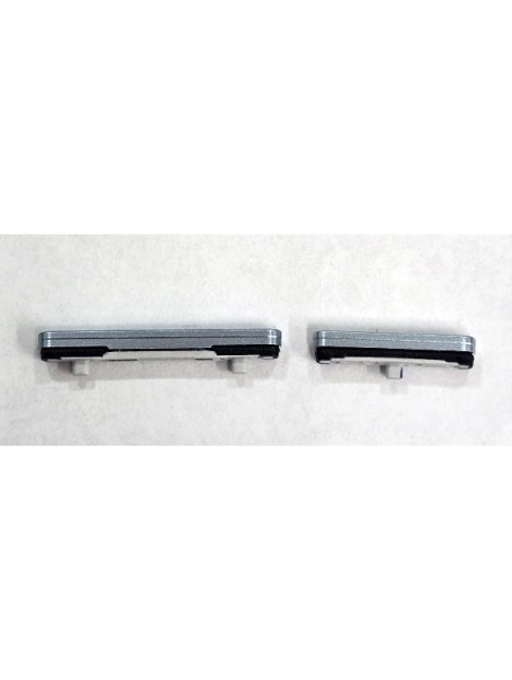 Set de 2 botones laterales azul claro para Samsung Galaxy S26 S942B calidad premium
