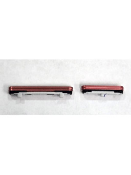 Set de 2 botones laterales rojos para Samsung Galaxy S26 S942B calidad premium