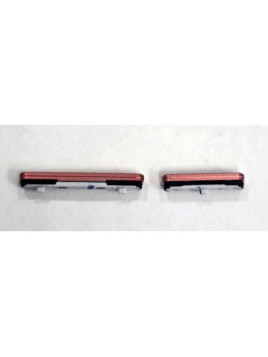 Set de 2 botones laterales rojos para Samsung Galaxy S26 Ultra S948B calidad premium