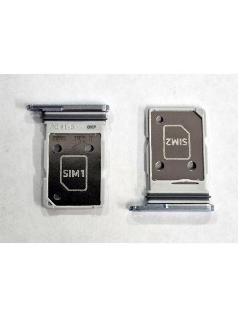 Soporte o bandeja sim azul claro Dual sim para Samsung Galaxy S26 Ultra S948B calidad premium
