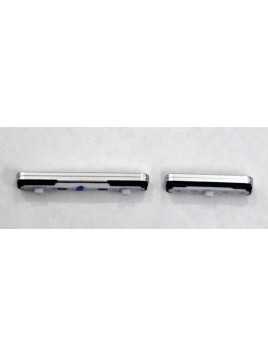 Set de 2 botones laterales blancos para Samsung Galaxy S26 Ultra S948B calidad premium