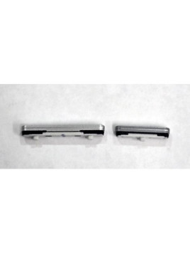 Set de 2 botones laterales blancos para Samsung Galaxy S26 Plus S947B calidad premium