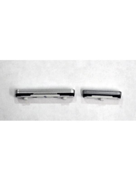 Set de 2 botones laterales blancos para Samsung Galaxy S26 Plus S947B calidad premium