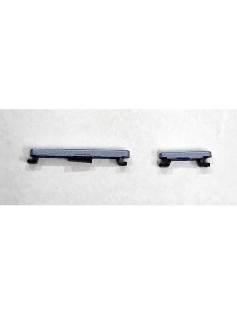 Set de 2 botones laterales azules para Honor 400 Pro calidad premium