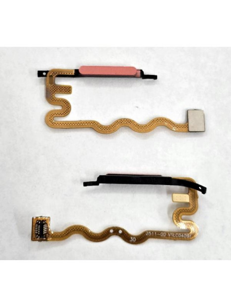 Flex sensor de huella rojo para Motorola Moto G05 calidad premium