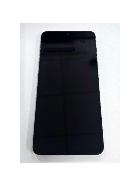 Pantalla para Honor X5C Plus mas tactil negro con marco negro calidad premium