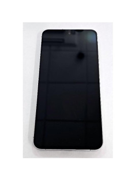 Pantalla para Samsung Galaxy S24 FE SM-S721B mas tactil negro marco plata GH82-35849B Service Pack