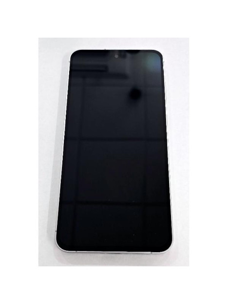 Pantalla para Samsung Galaxy S24 FE SM-S721B mas tactil negro marco plata GH82-35849B Service Pack