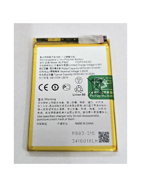 Bateria BLP983 5000mAh para Realme 10 Pro 5G RMX3661 RMX3663 RMX3660 calidad premium
