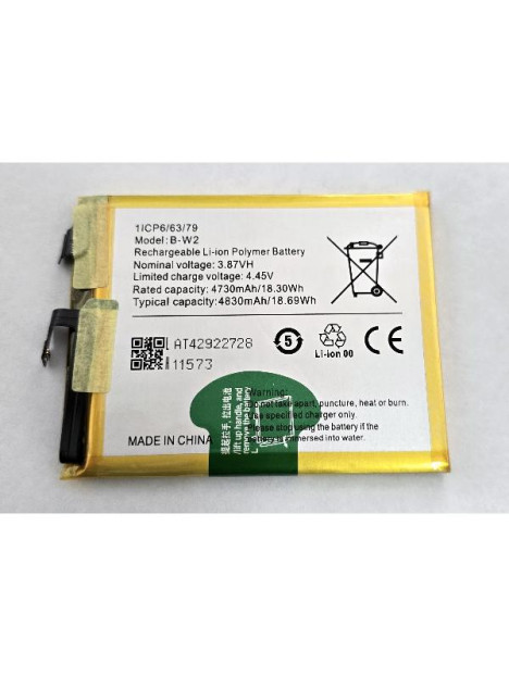 Bateria B-W2 4830mAh para Vivo V25 Pro 5G V2158 calidad premium