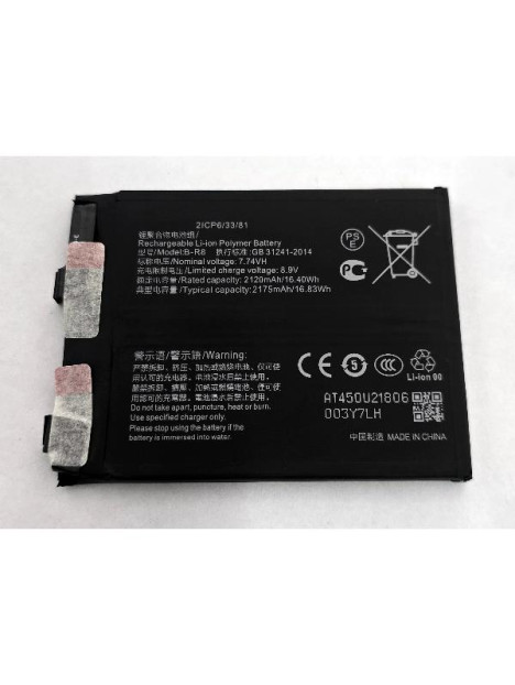 Bateria B-R8 2175mAh para Vivo iQOO 8 5G V2136A calidad premium