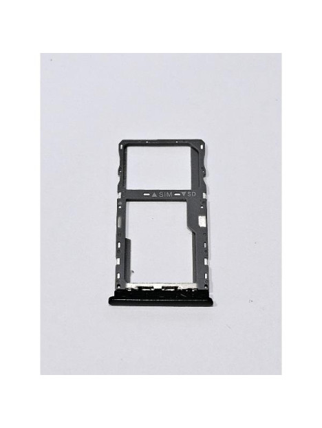 Soporte o bandeja single sim negra para TCL 20SE T671H calidad premium