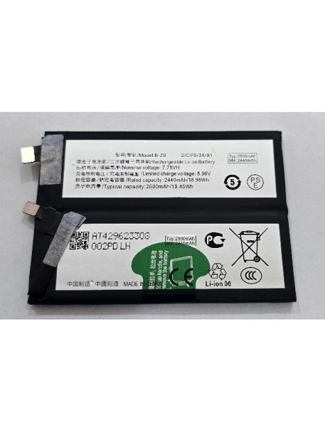 Bateria B-Z0 4500mAh para iQOO Z7 5G I2207 calidad premium