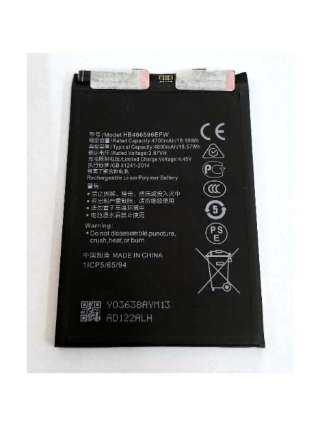 Bateria HB466596EFW 4800mAh para Honor X30 Honor Magic4 Lite 5G Honor X9 5G calidad premium