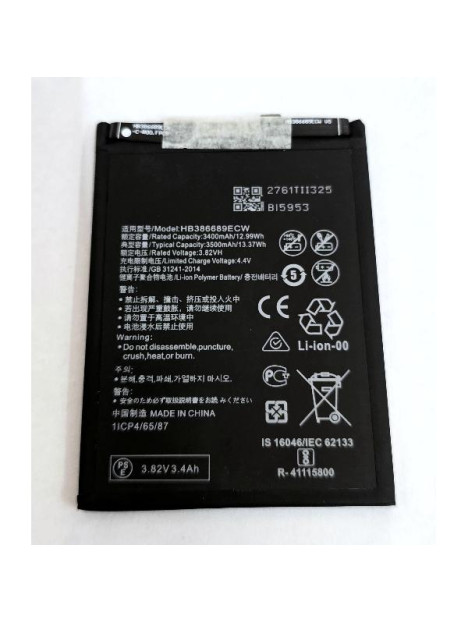 Bateria HB386689ECW 3500mAh para Honor Magic 2 TNY AL00 TNY TL00 calidad premium