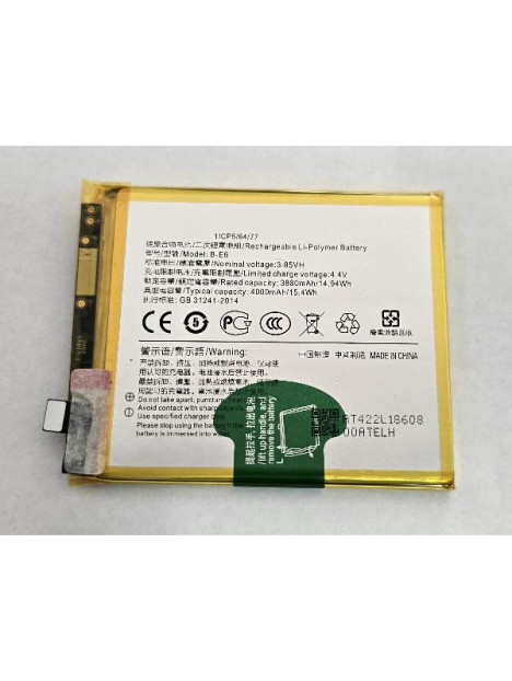 Bateria B-E6 4000mAh para Vivo NEX Vivo NEX S 1805 Vivo NEX A PD1806 calidad premium