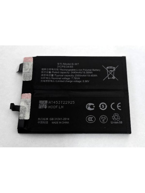 Bateria B-W7 5000mAh para iQOO Neo 7 5G I2214 iQOO Neo7 SE V2238A V2238 calidad premium