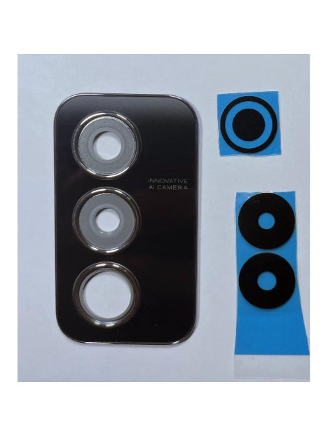 Cubierta camara negra para Oppo A80 5G calidad premium