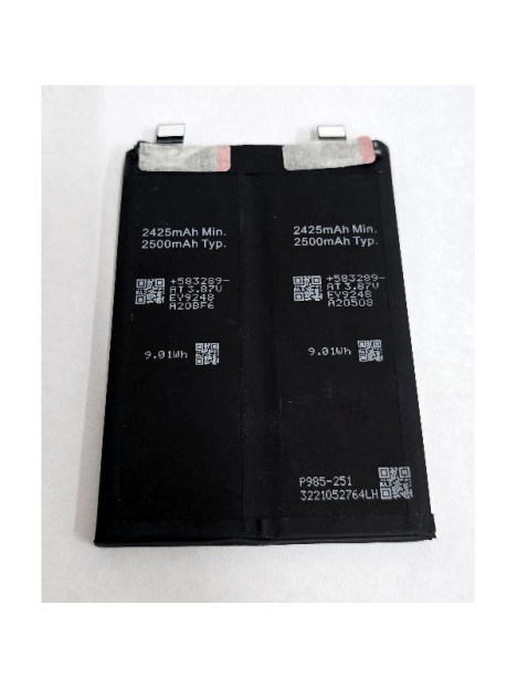 Bateria BLP985 para Realme GT Neo 5 RMX3706 2500 x 2 mAh calidad premium