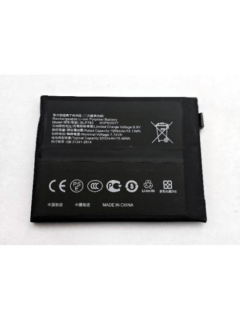 Bateria BLP783 2000 mAh para OPPO Ace2 Reno Ace2 PDHM00 calidad Premium