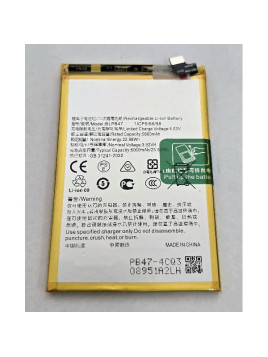 Bateria BLPB47 6000 mAh para Realme 14x 5G C75 5G P3 Lite 5G y P3x 5G calidad premium