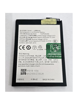 Bateria BLP819 para OPPO Reno5 4G CPH2159 Reno5 Lite CPH2205 4310 mAh Calidad Premium