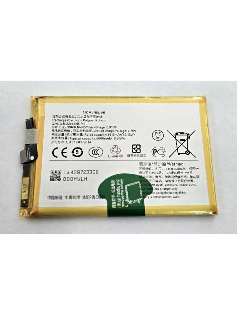 Bateria B-Y9 para vivo iQOO Z7i V2230EA 5000 mAh calidad premium