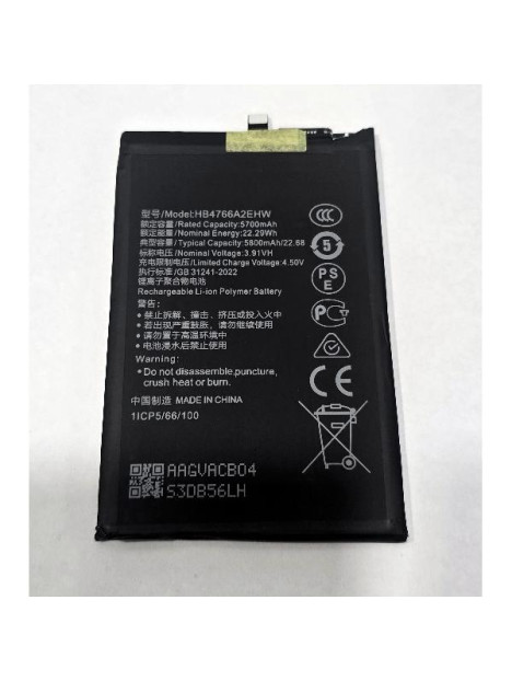 Bateria HB4766A2EHW 5800mAh para Honor X60 BRC-AN00 calidad premium