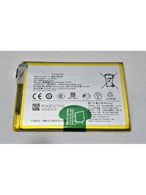 Bateria BA33 para Vivo Y03 Y18 Y28s 5G Y36t Y37m 5000 mAh calidad premium