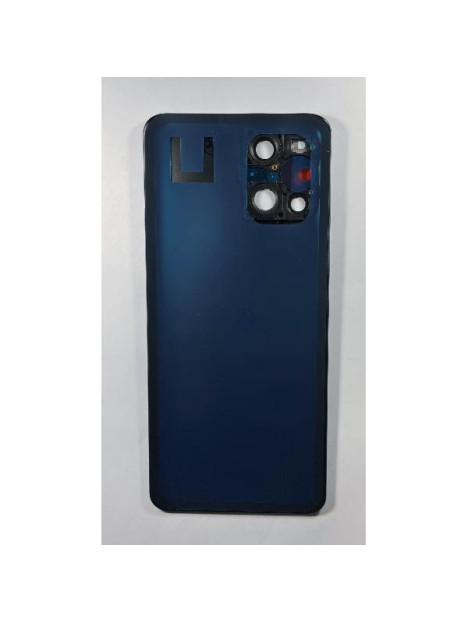 Tapa trasera o tapa bateria azul para Oppo Find X3 con cubierta de camara CSL