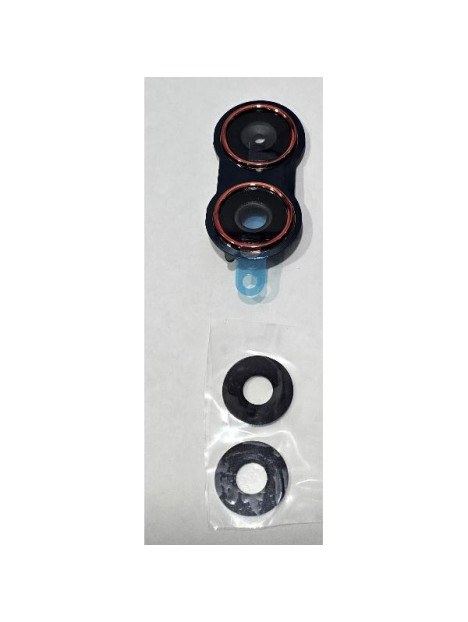 Cristal de camara para Motorola Moto G06 con cubierta naranja calidad premium