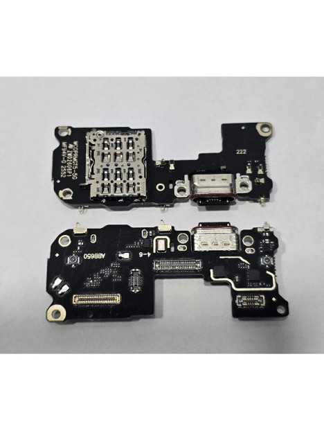 Placa de puerto de carga mas lector sim y microfono para Realme GT5 calidad premium